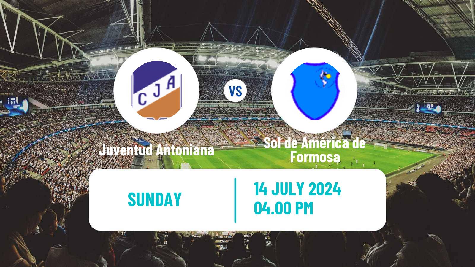 Soccer Argentinian Torneo Federal Juventud Antoniana - Sol de América de Formosa