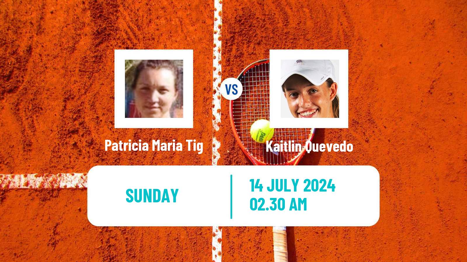 Tennis ITF W35 Buzau Women Patricia Maria Tig - Kaitlin Quevedo