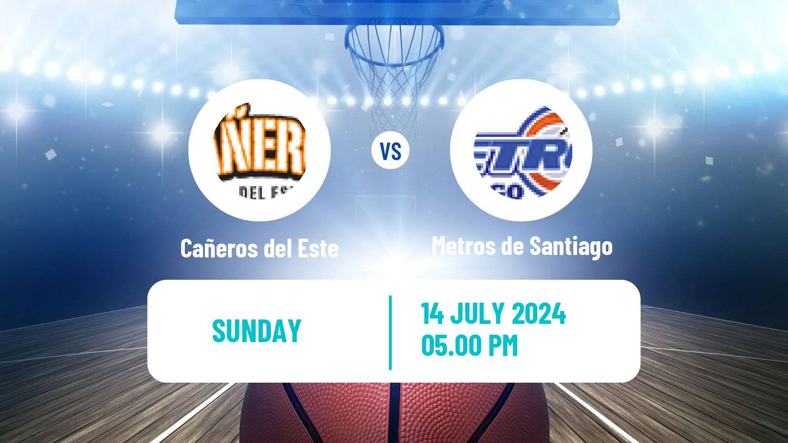 Basketball Dominican Republic LNB Basketball Cañeros del Este - Metros de Santiago