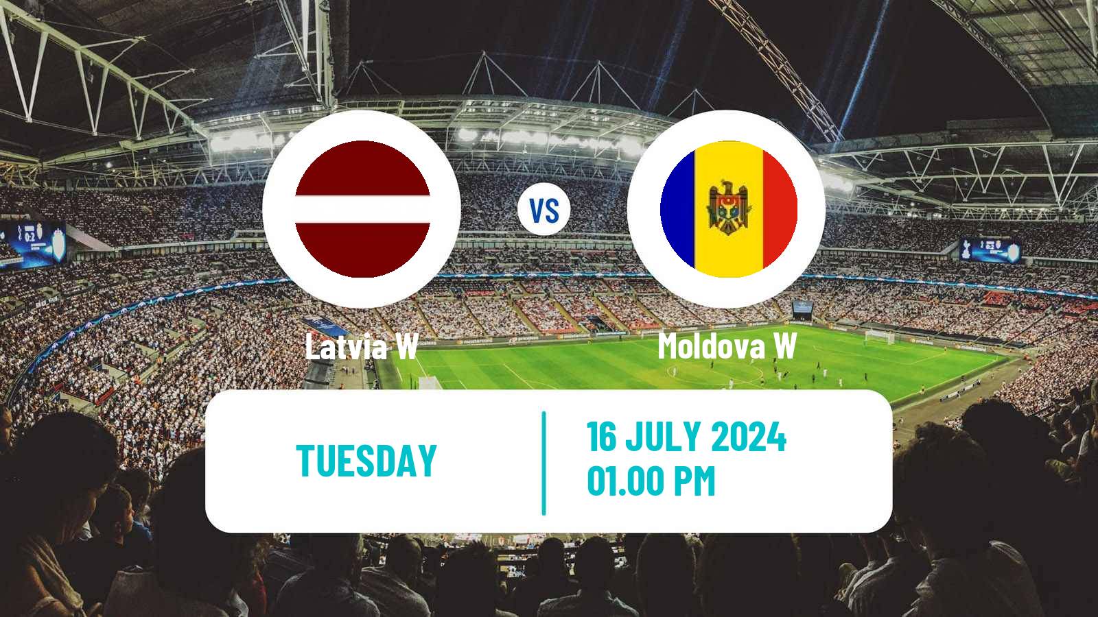 Soccer UEFA Euro Women Latvia W - Moldova W