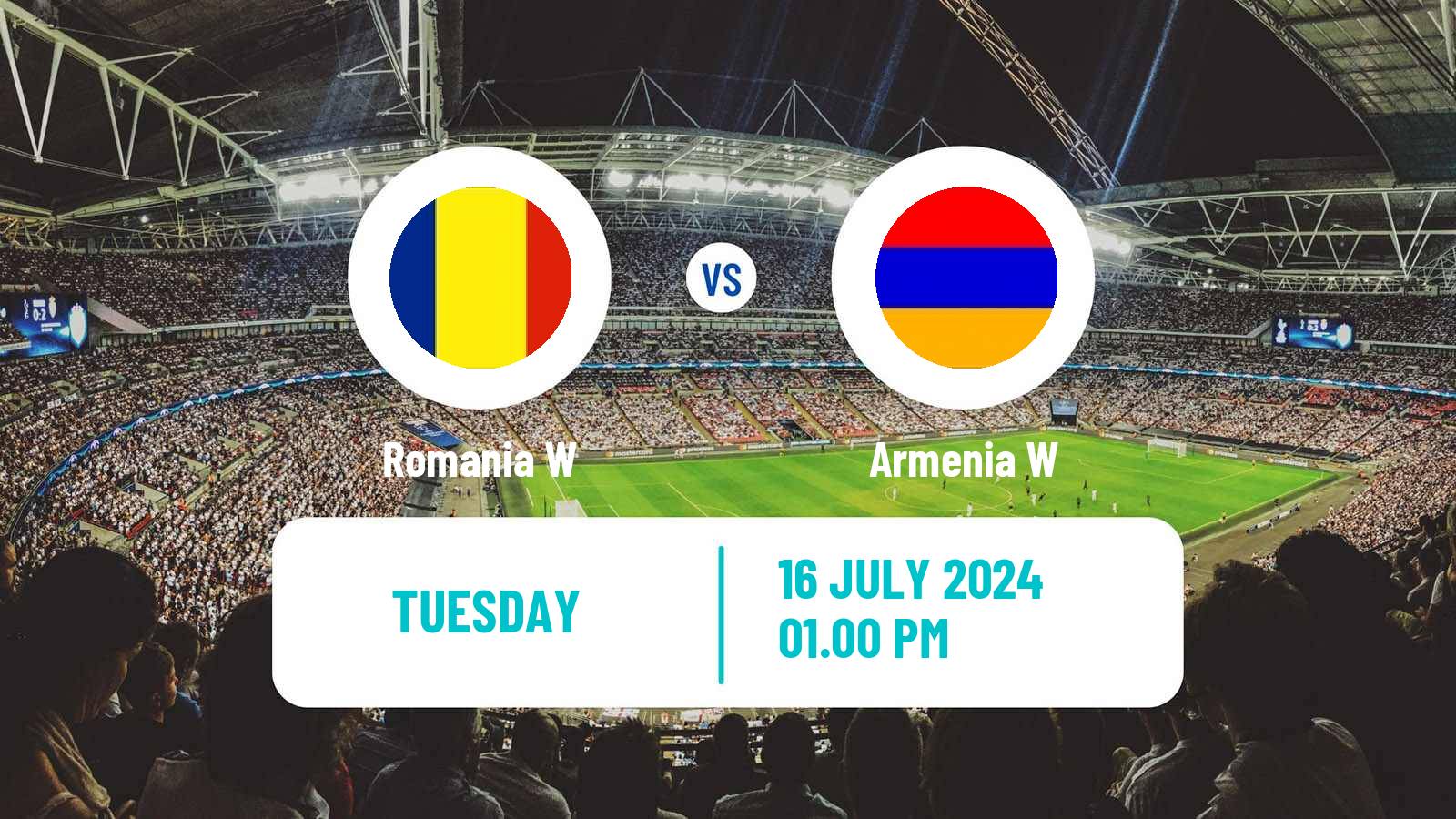 Soccer UEFA Euro Women Romania W - Armenia W