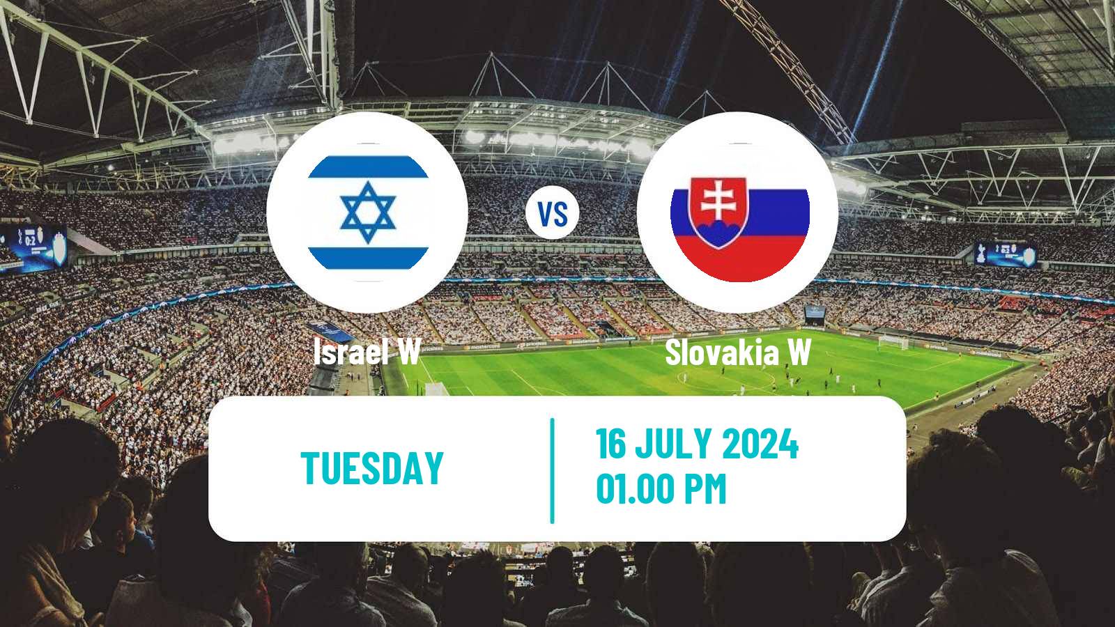 Soccer UEFA Euro Women Israel W - Slovakia W