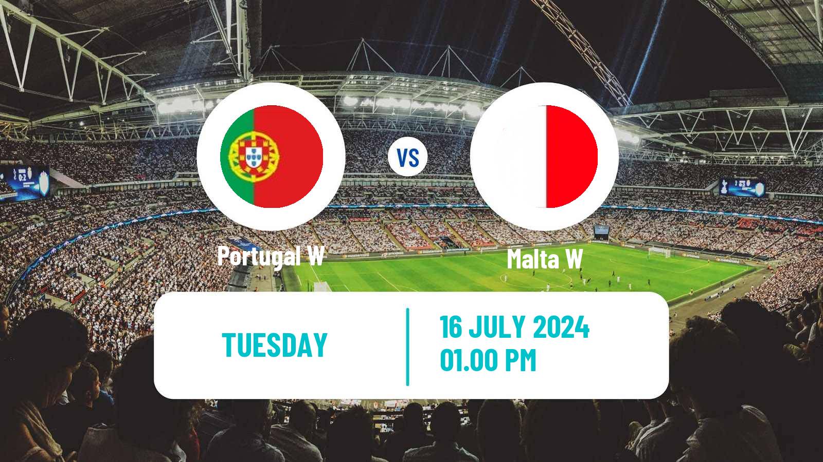 Soccer UEFA Euro Women Portugal W - Malta W