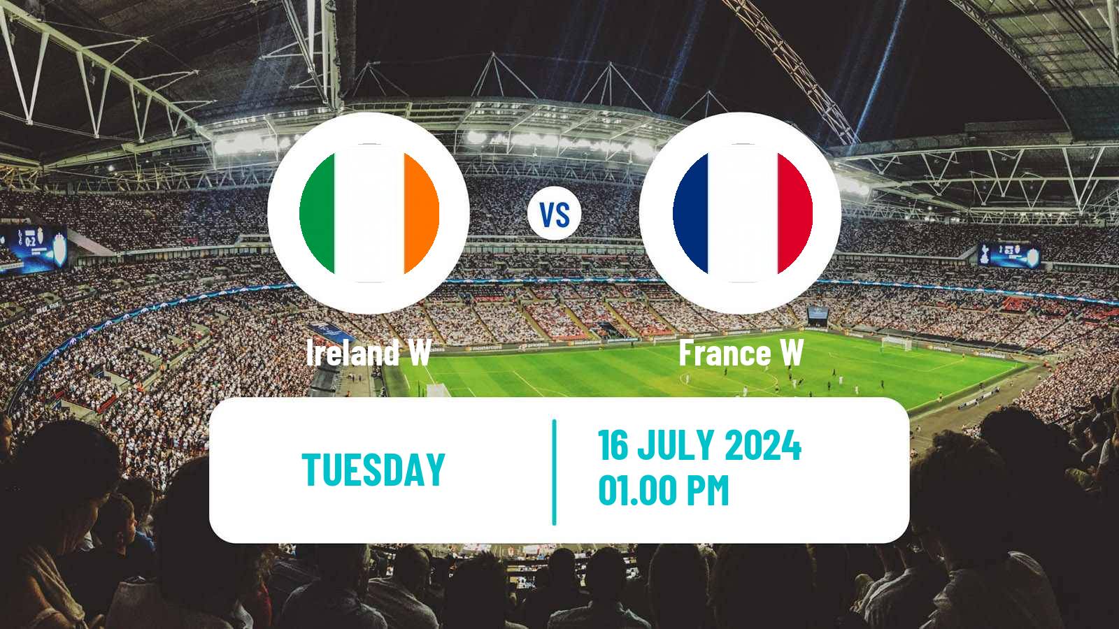 Soccer UEFA Euro Women Ireland W - France W