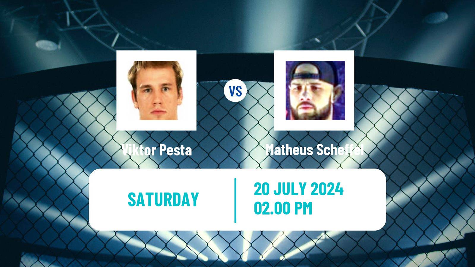 MMA Heavyweight Ksw Men Viktor Pesta - Matheus Scheffel