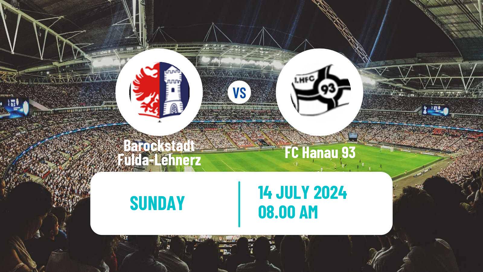 Soccer Club Friendly Barockstadt Fulda-Lehnerz - Hanau