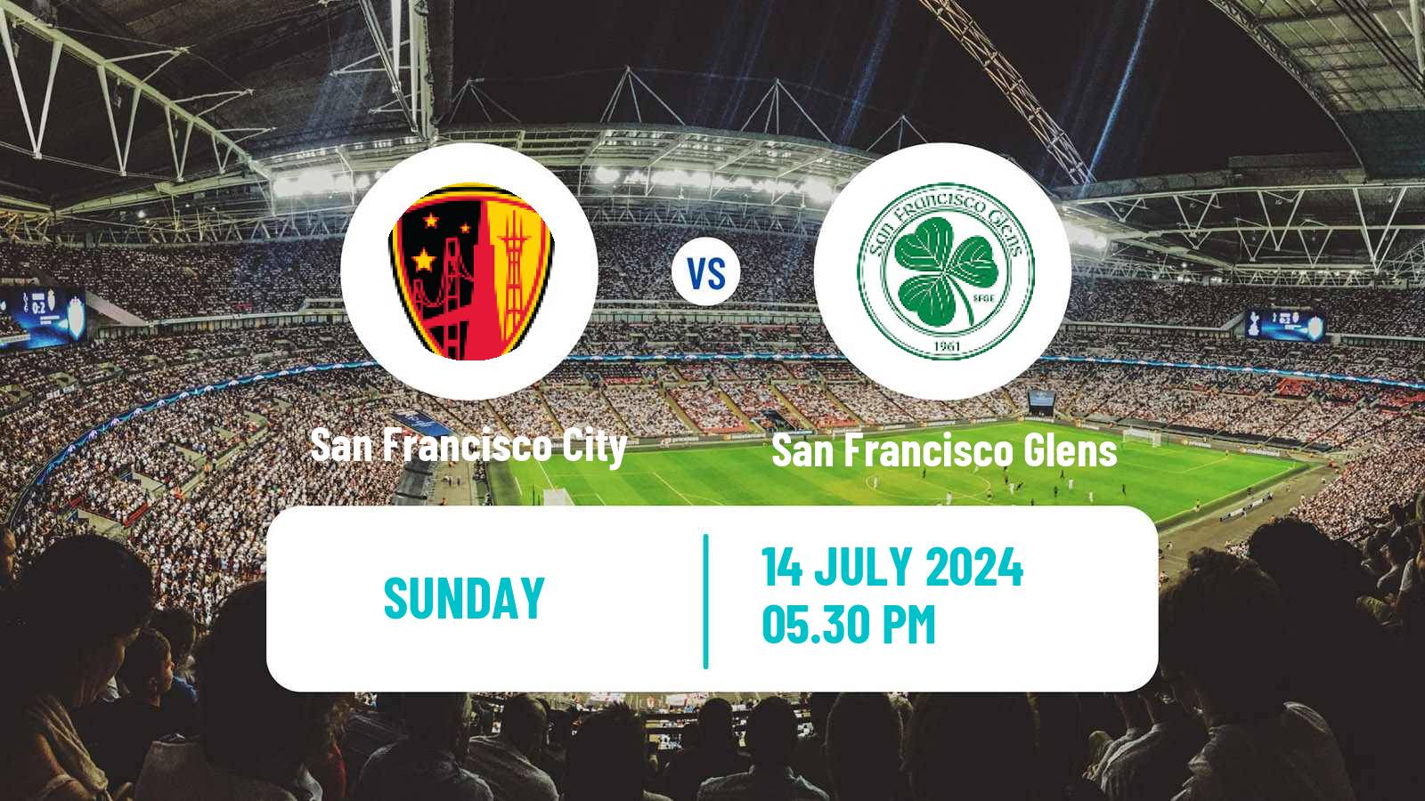 Soccer USL League Two San Francisco City - San Francisco Glens