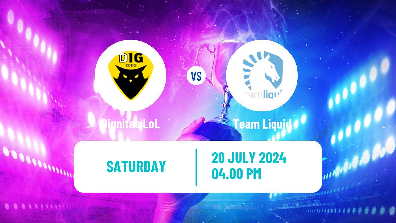 Esports League Of Legends Lcs Dignitas - Team Liquid