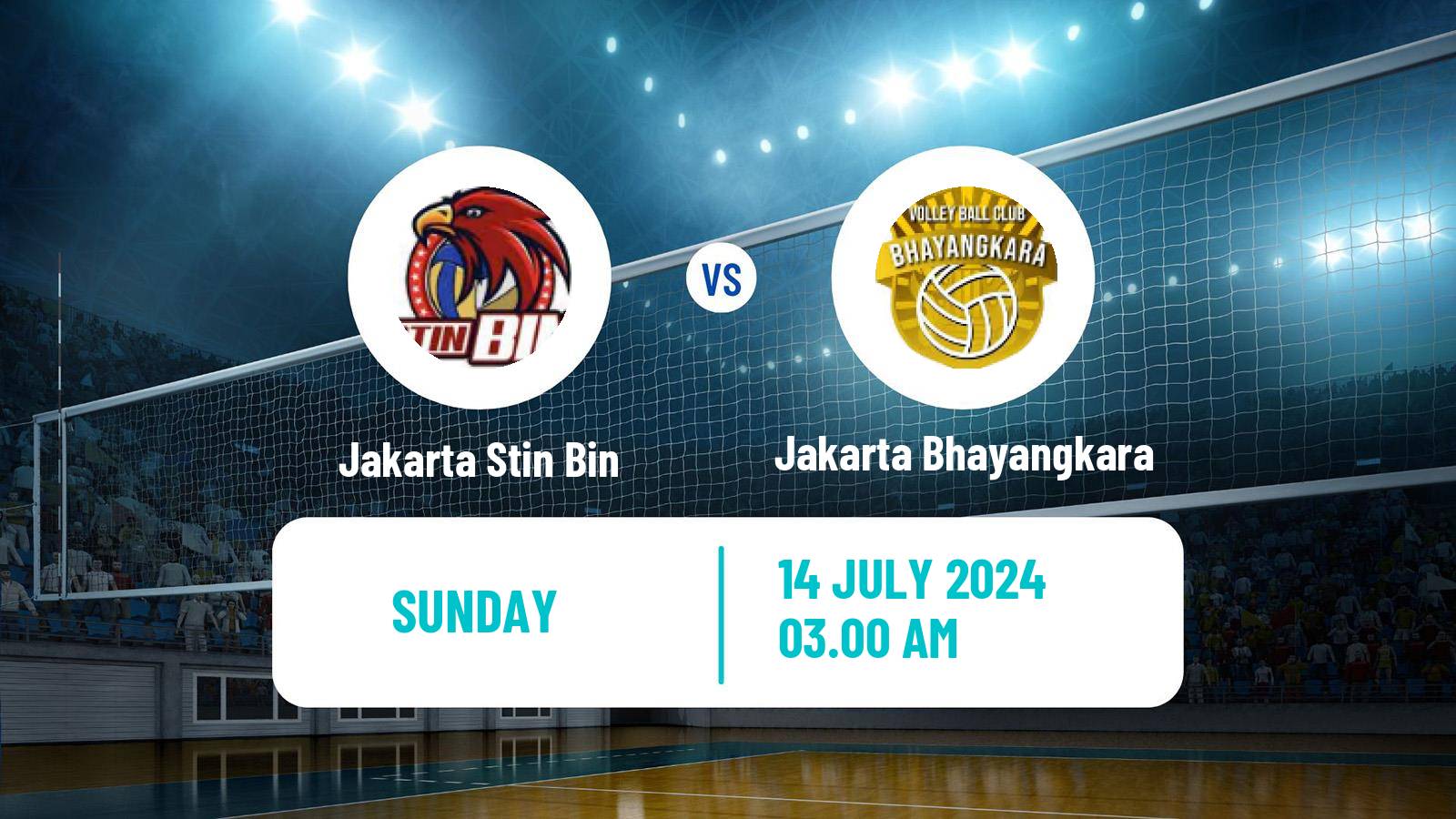 Volleyball Indonesian Proliga Volleyball Jakarta Stin Bin - Jakarta Bhayangkara