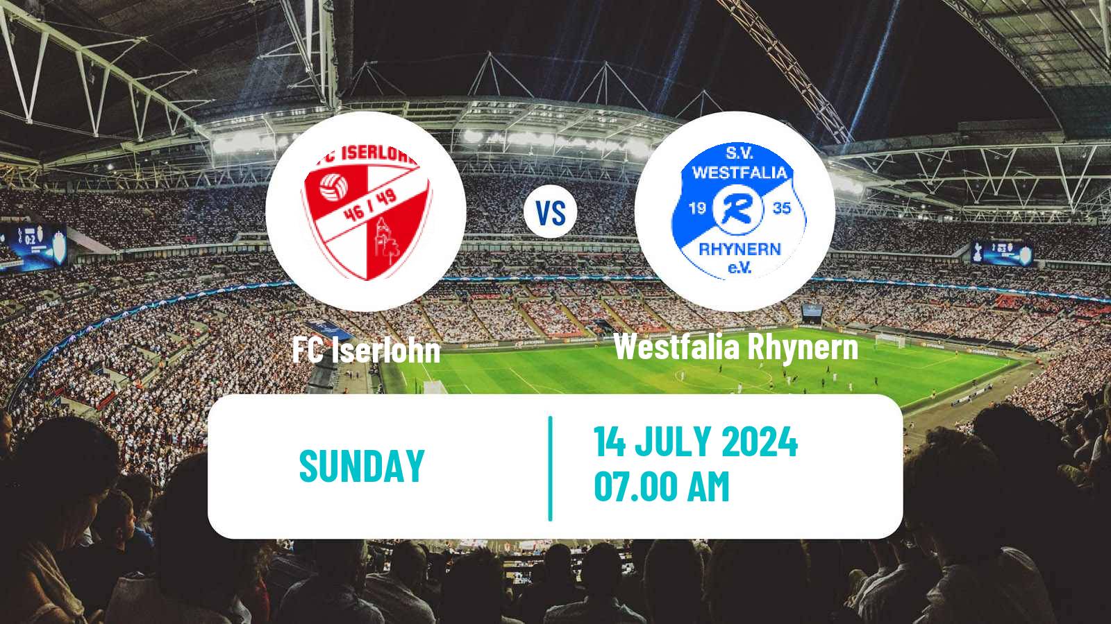 Soccer Club Friendly Iserlohn - Westfalia Rhynern