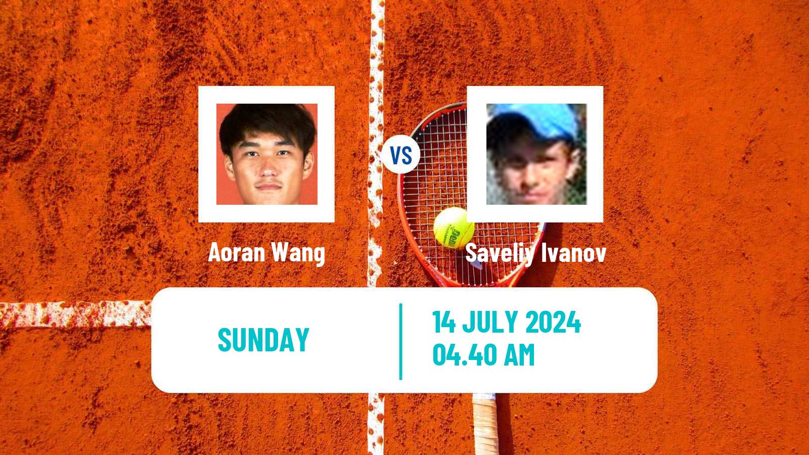 Tennis Astana Challenger Men Aoran Wang - Saveliy Ivanov