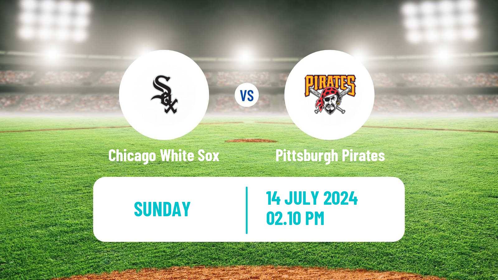 Baseball MLB Chicago White Sox - Pittsburgh Pirates