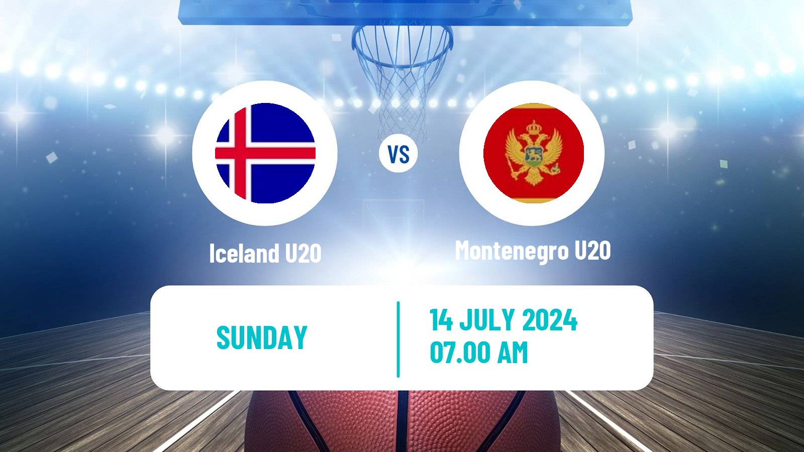 Basketball EuroBasket U20 Iceland U20 - Montenegro U20