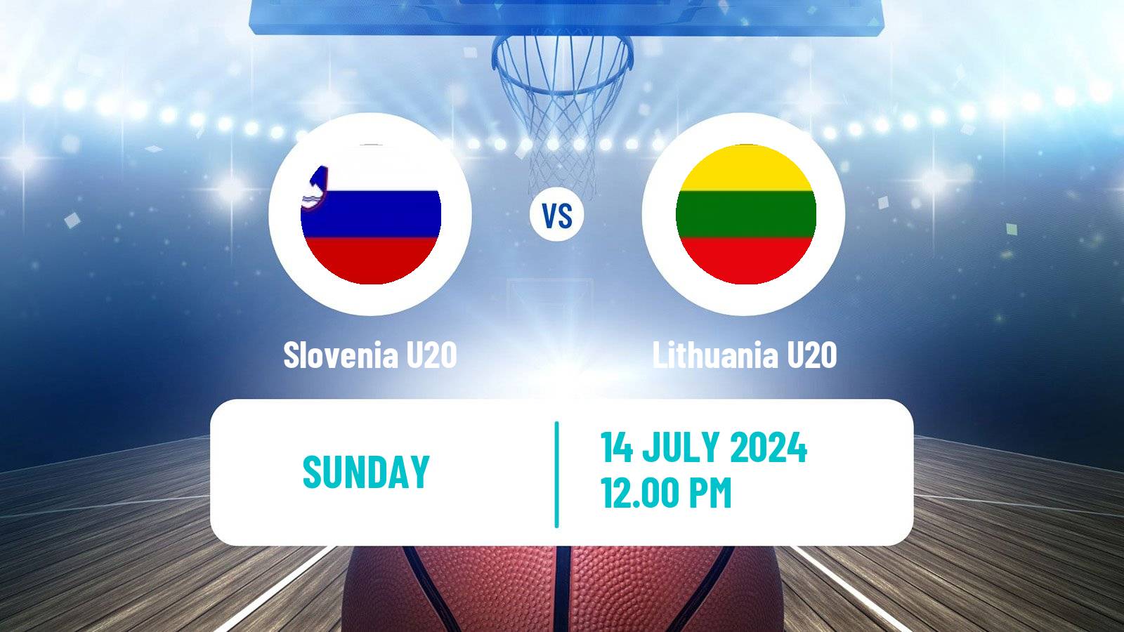 Basketball EuroBasket U20 Slovenia U20 - Lithuania U20