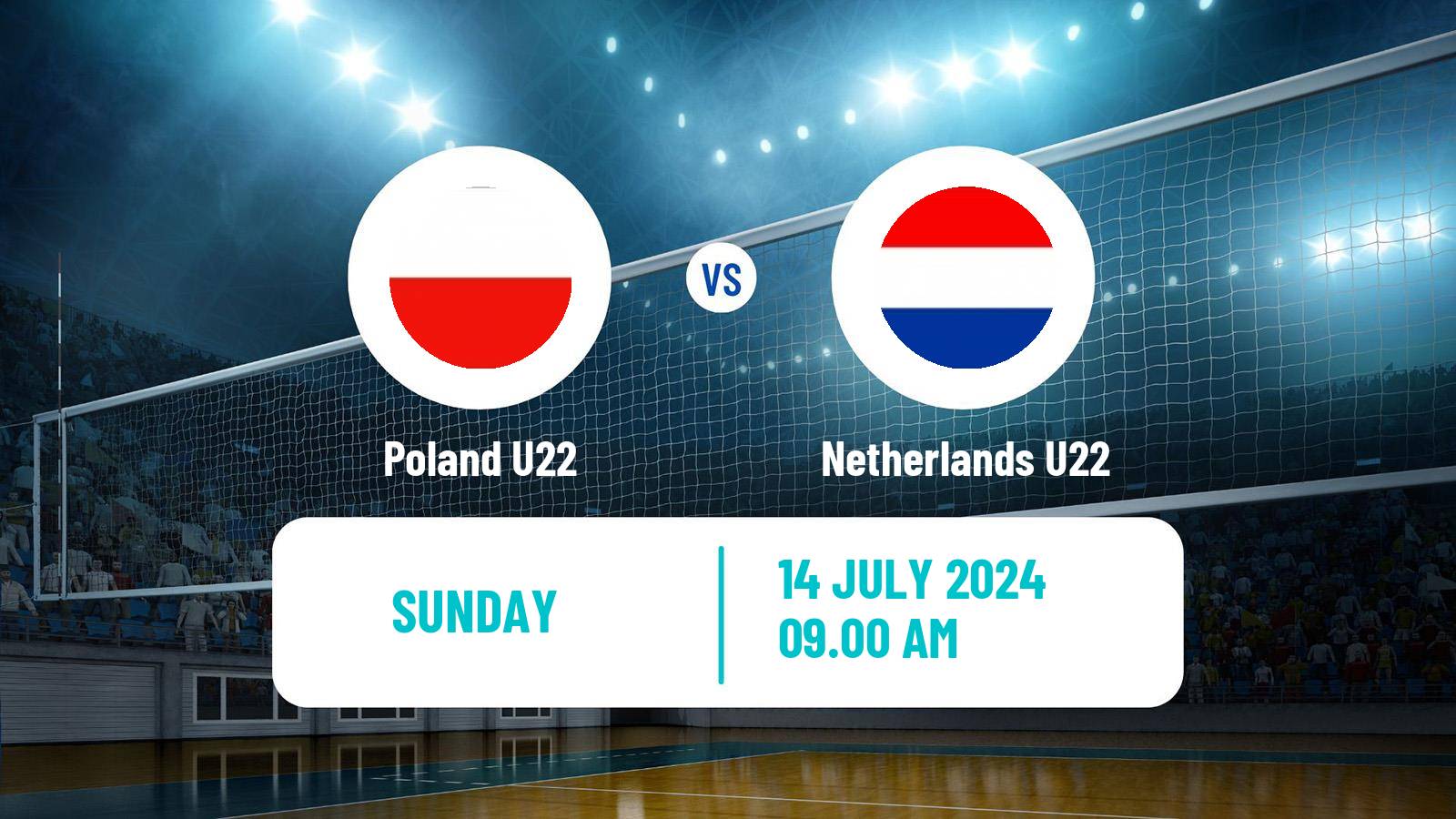 Volleyball European Championship U22 Volleyball Poland U22 - Netherlands U22