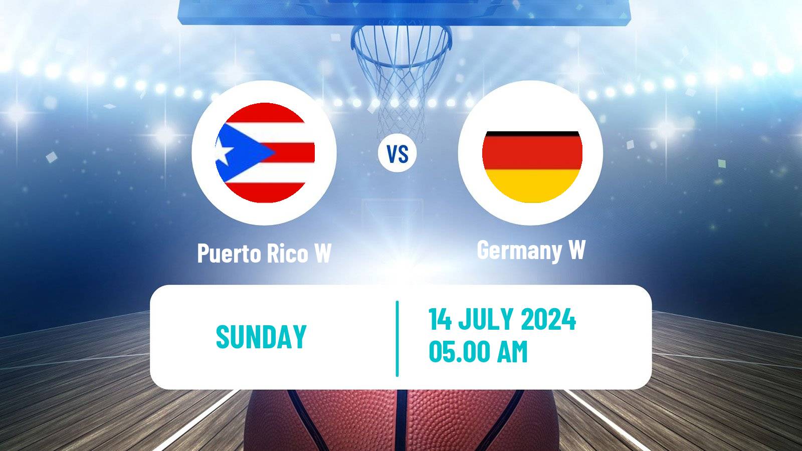 Basketball Friendly International Basketball Women Puerto Rico W - Germany W