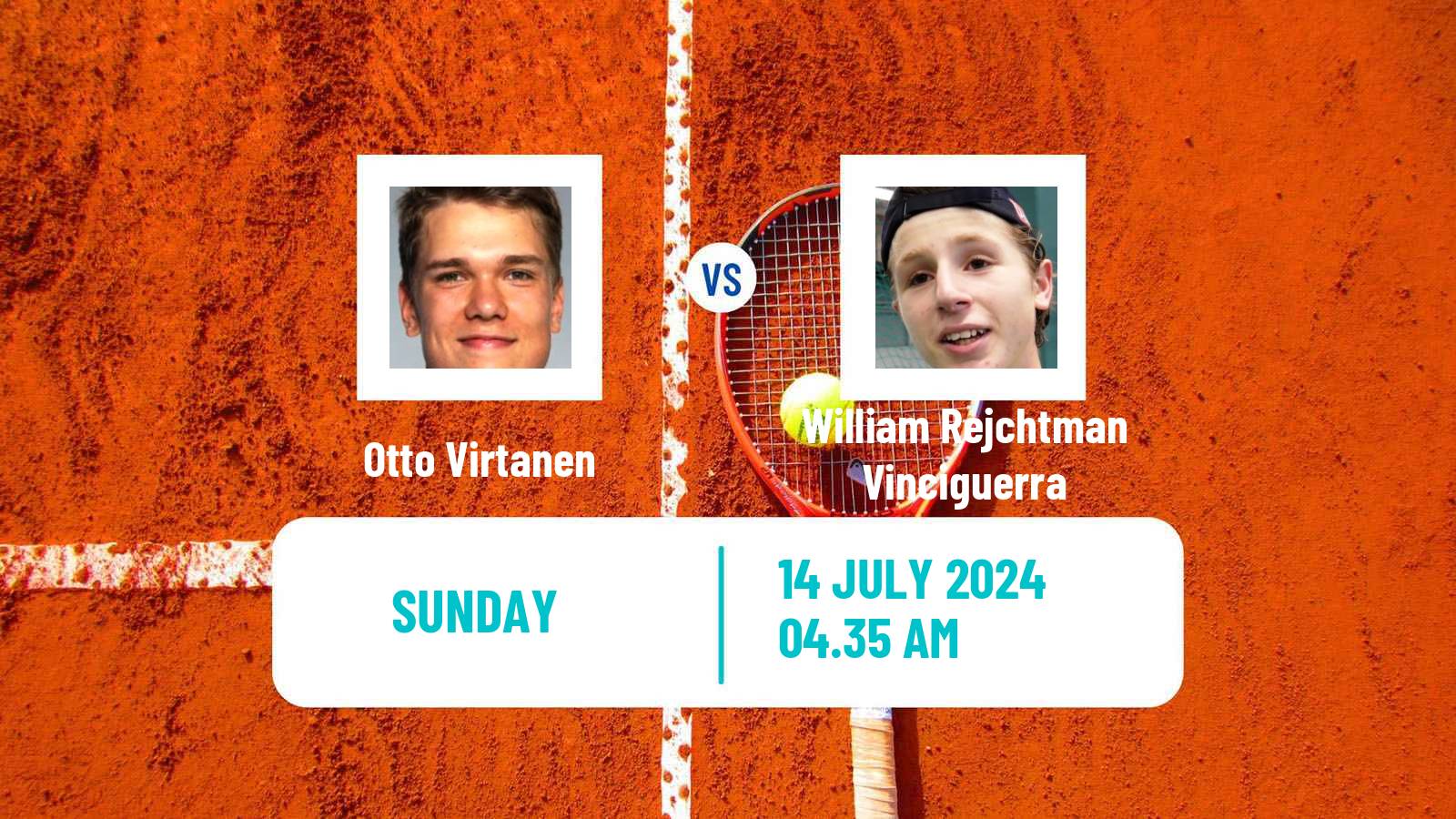 Tennis ATP Bastad Otto Virtanen - William Rejchtman Vinciguerra