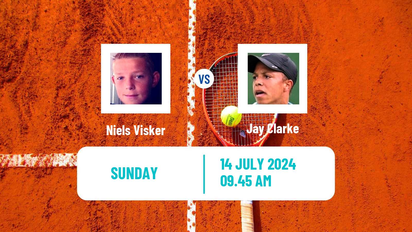 Tennis Amersfoort Challenger Men Niels Visker - Jay Clarke