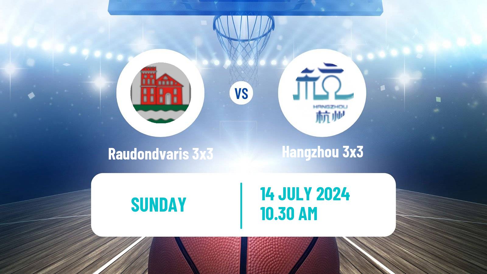 Basketball World Tour Almaty 3x3 Raudondvaris 3x3 - Hangzhou 3x3