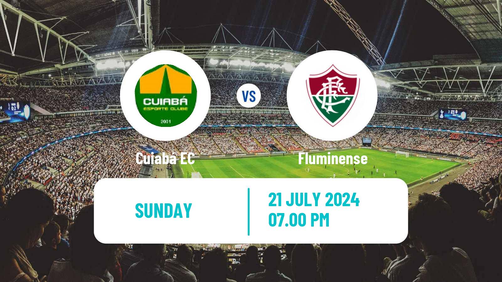 Soccer Brazilian Serie A Cuiabá - Fluminense