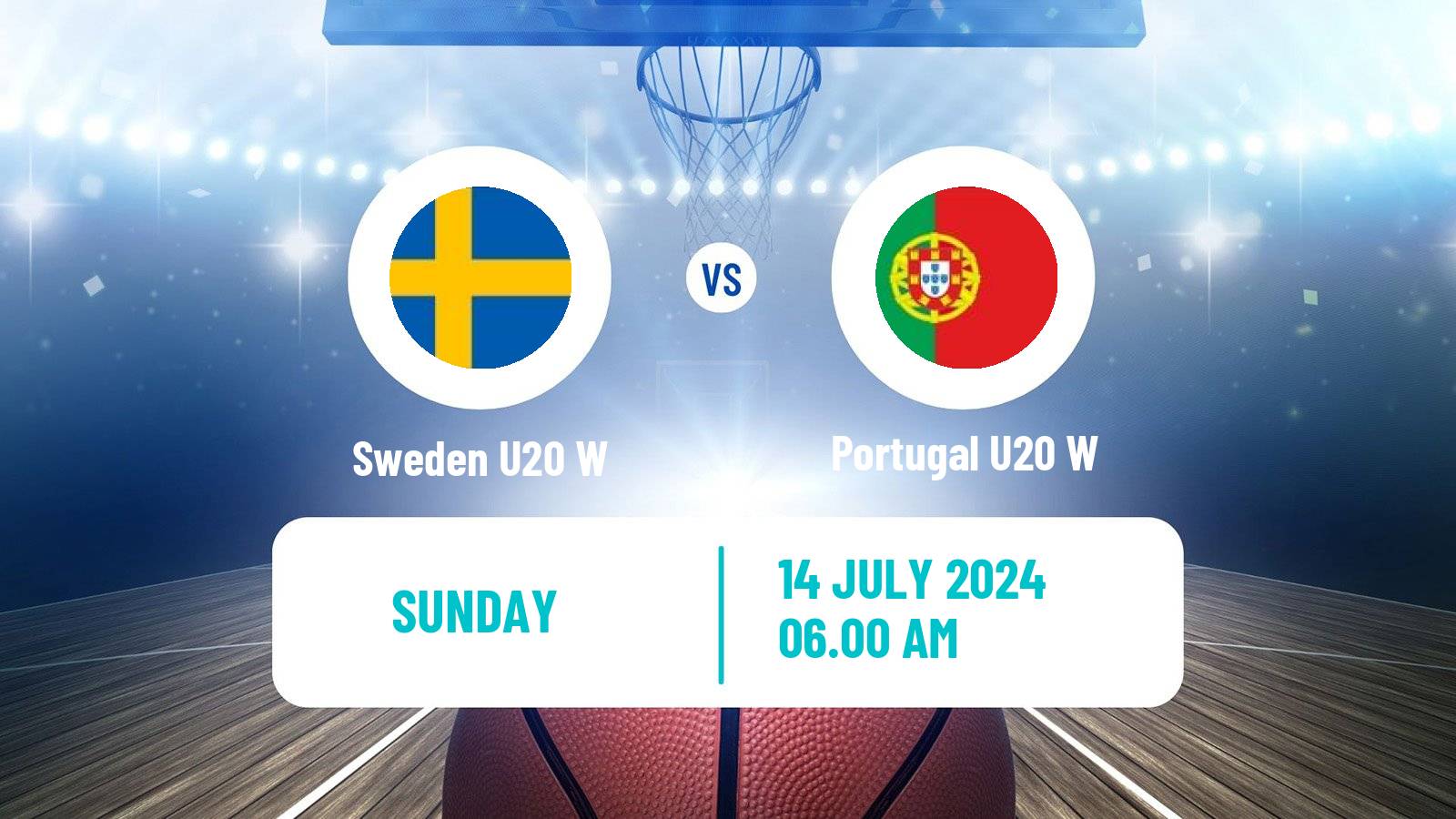 Basketball European Championship U20 Basketball Women Sweden U20 W - Portugal U20 W