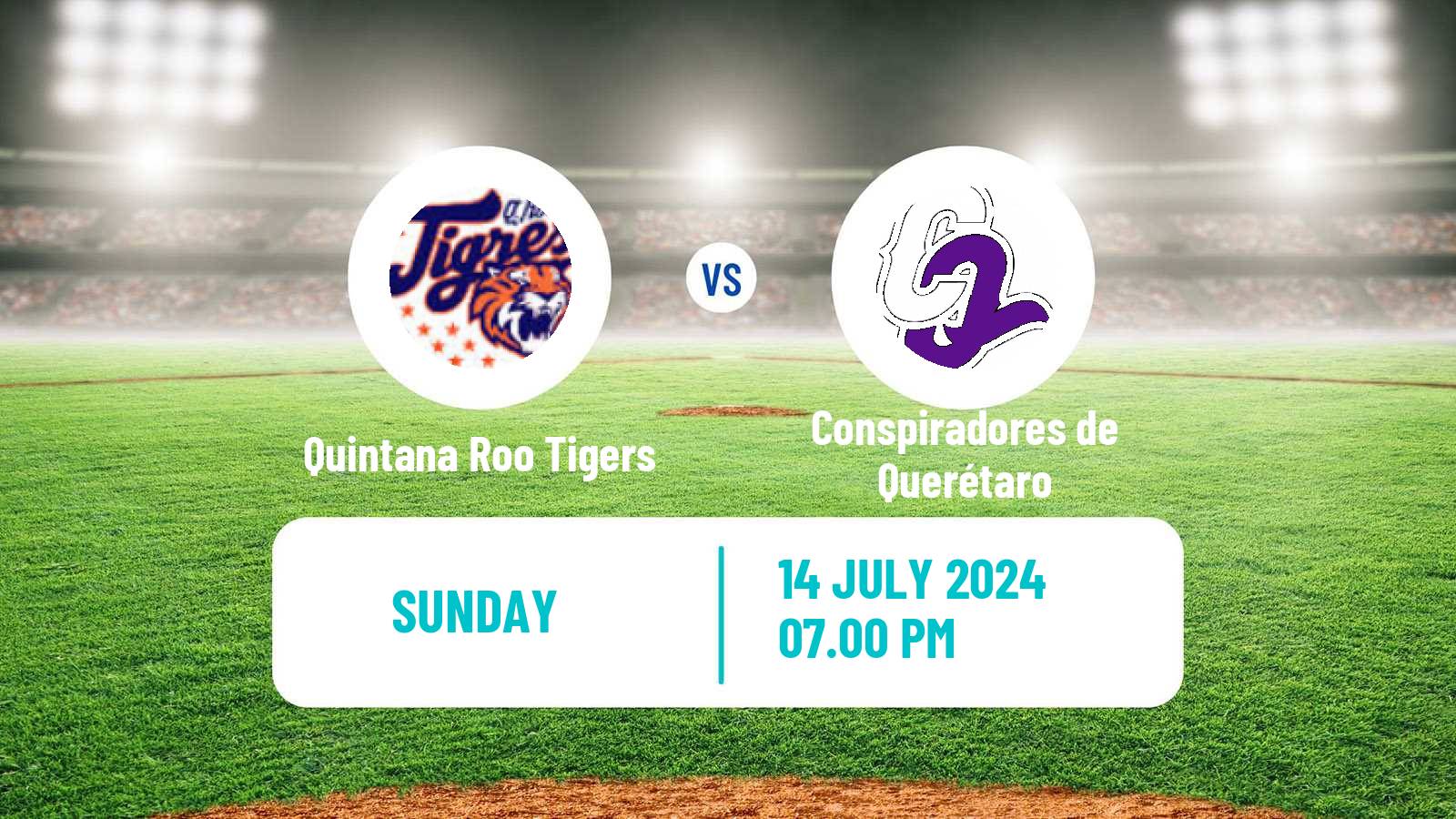 Baseball LMB Quintana Roo Tigers - Conspiradores de Querétaro