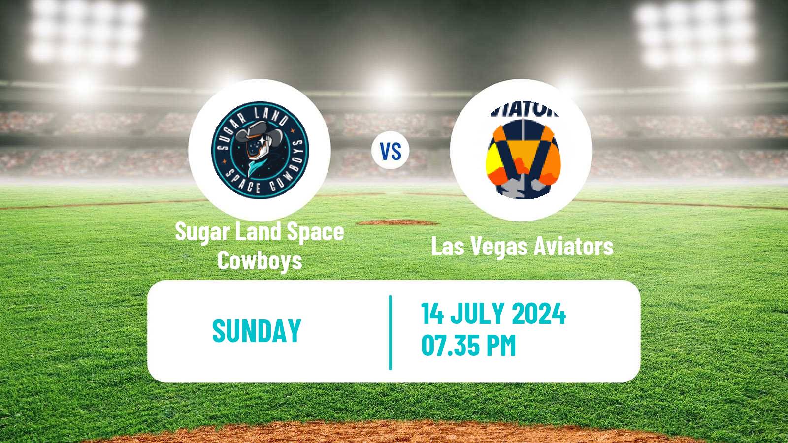 Baseball PCL Sugar Land Space Cowboys - Las Vegas Aviators