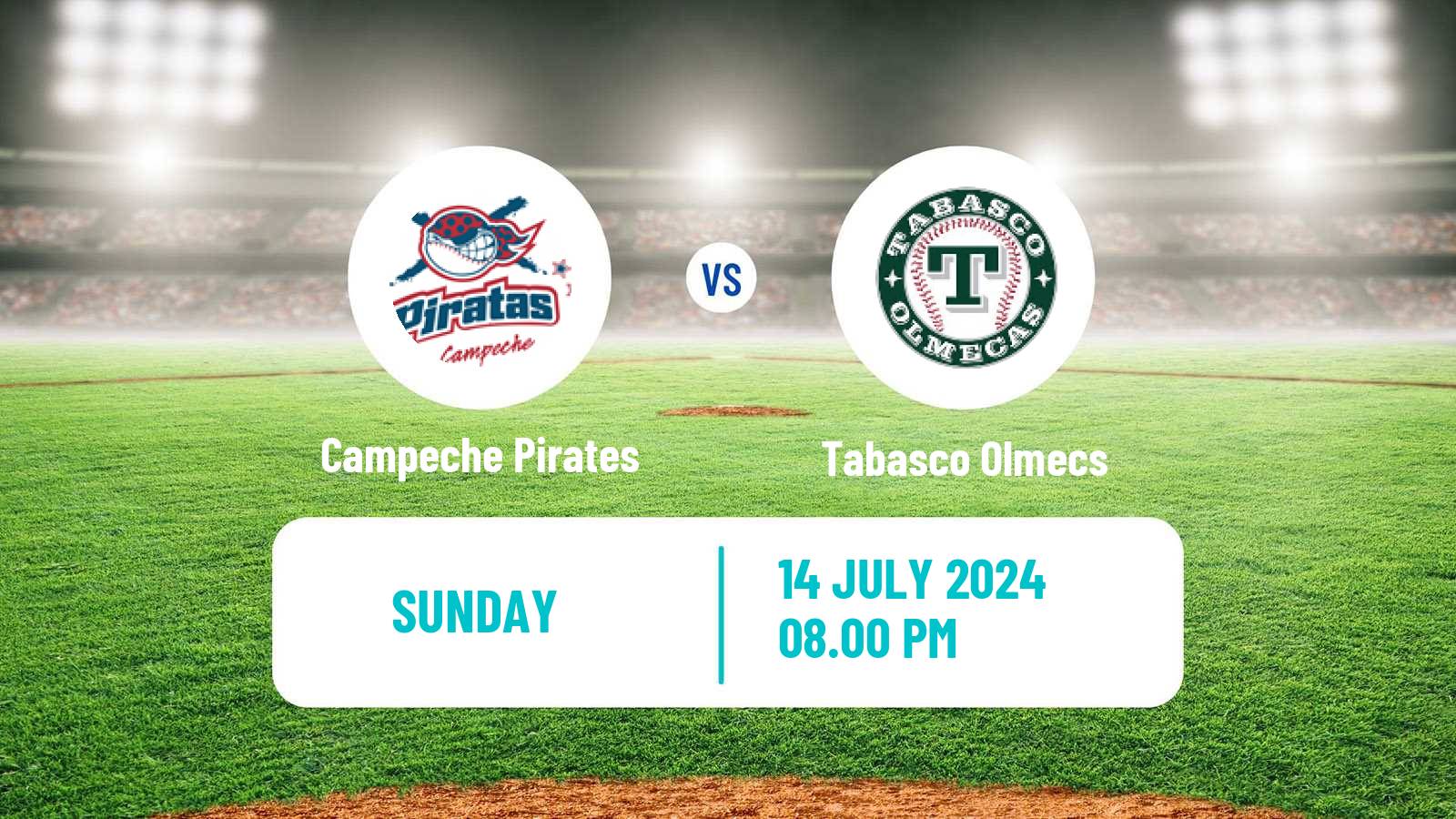 Baseball LMB Campeche Pirates - Tabasco Olmecs