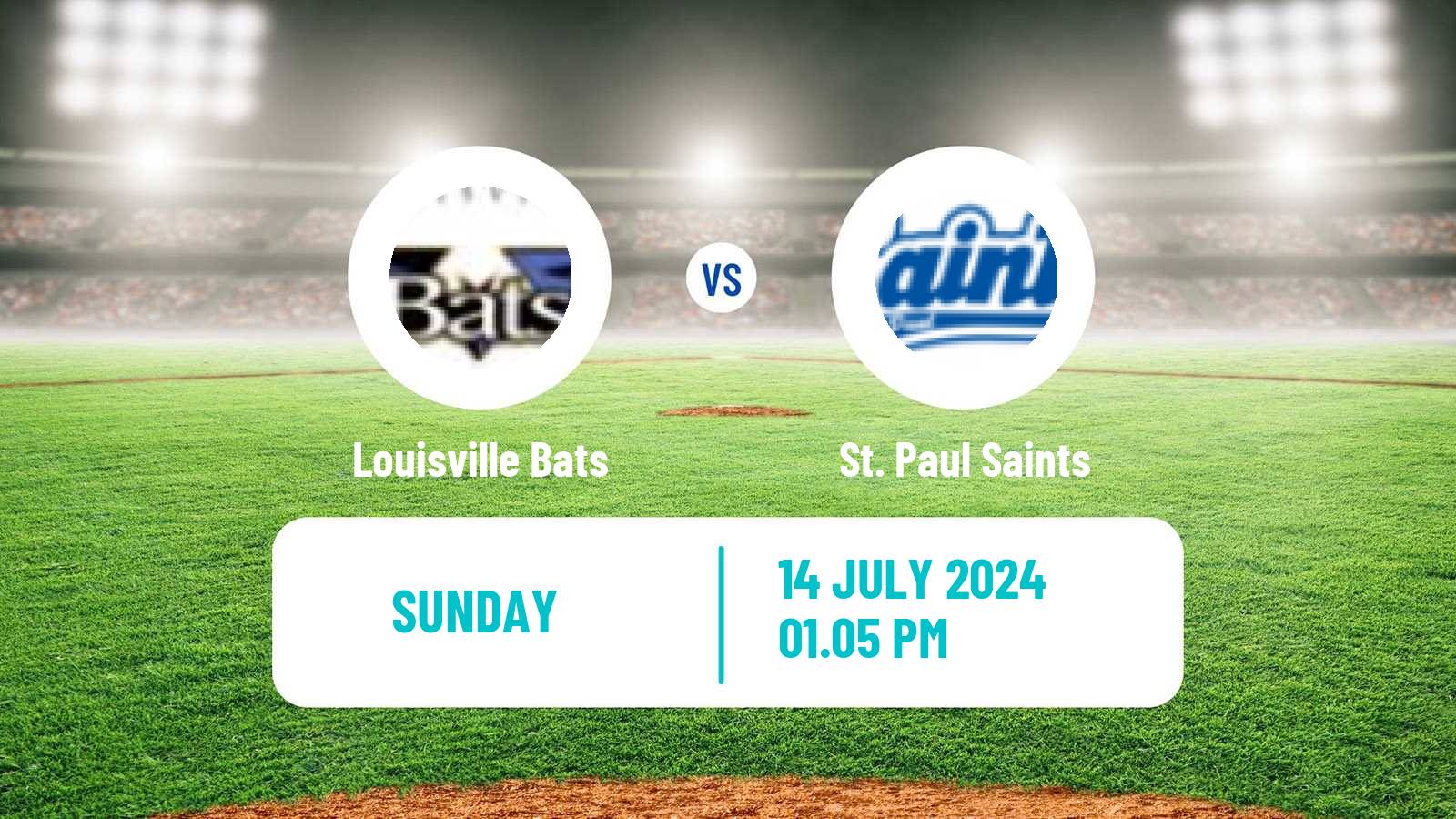 Baseball IL Louisville Bats - St. Paul Saints