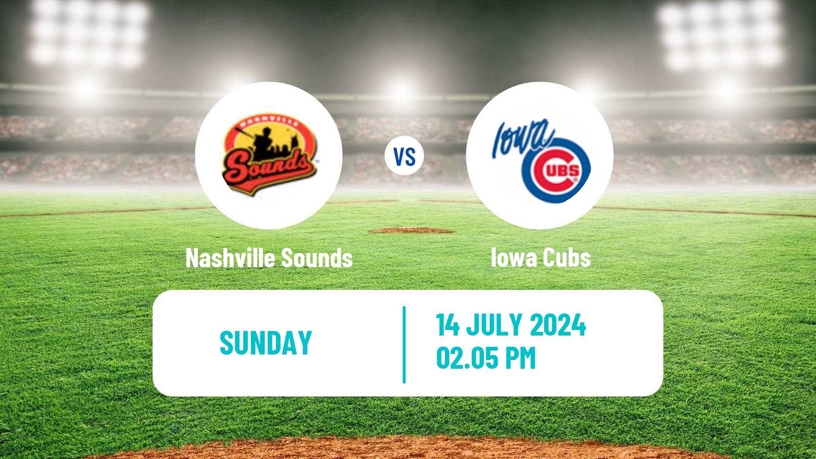 Baseball IL Nashville Sounds - Iowa Cubs