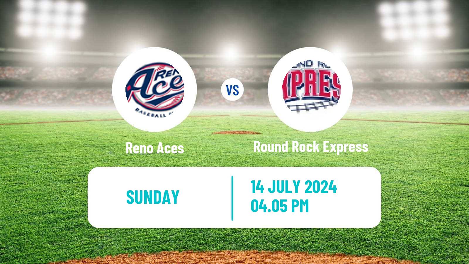 Baseball PCL Reno Aces - Round Rock Express