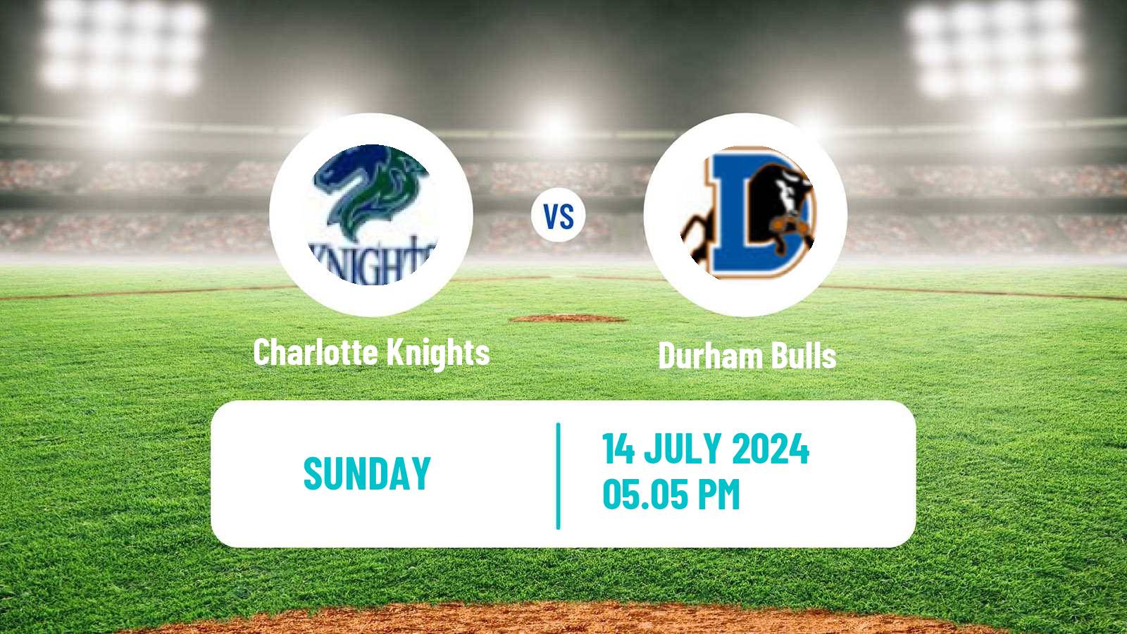 Baseball IL Charlotte Knights - Durham Bulls