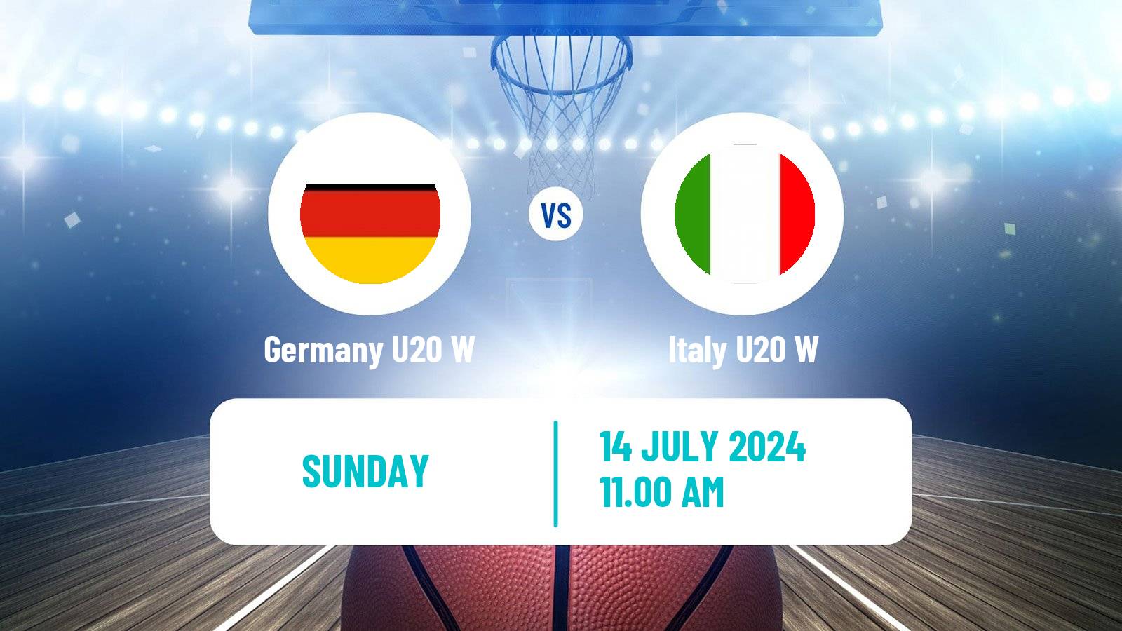 Basketball European Championship U20 Basketball Women Germany U20 W - Italy U20 W