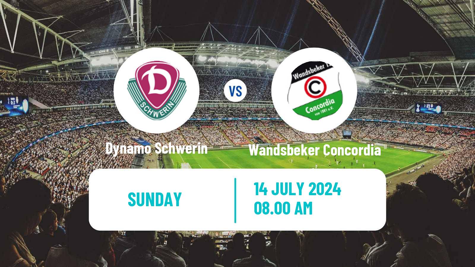 Soccer Club Friendly Dynamo Schwerin - Wandsbeker Concordia