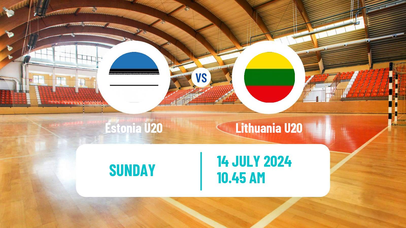 Handball European Championship U20 B Handball Estonia U20 - Lithuania U20