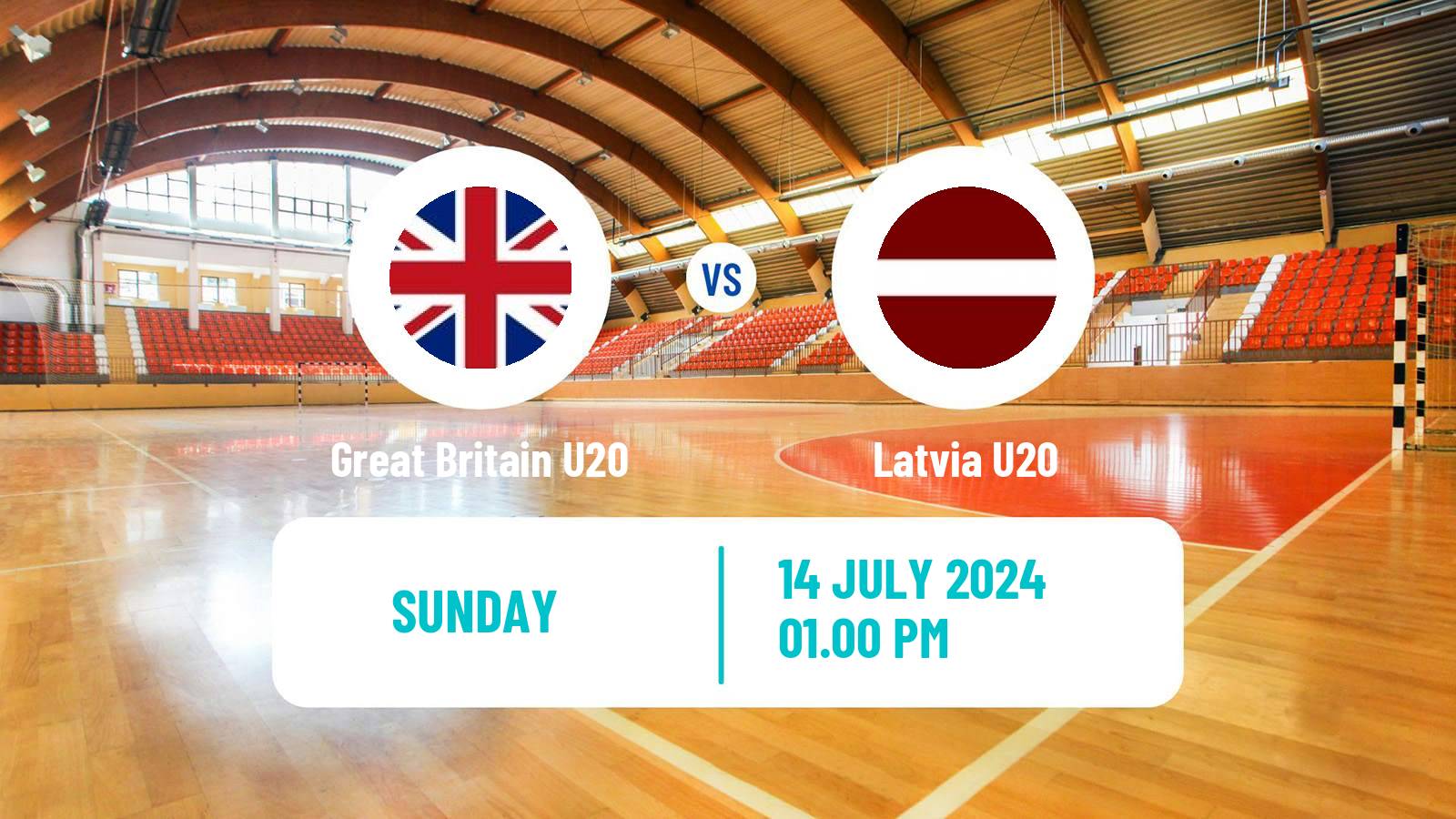 Handball European Championship U20 B Handball Great Britain U20 - Latvia U20