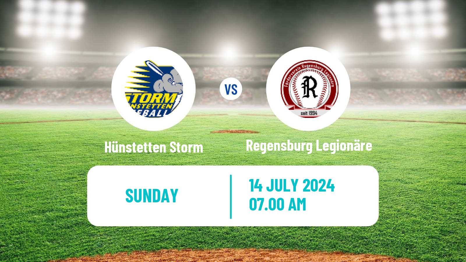 Baseball German Bundesliga South Baseball Hünstetten Storm - Regensburg Legionäre