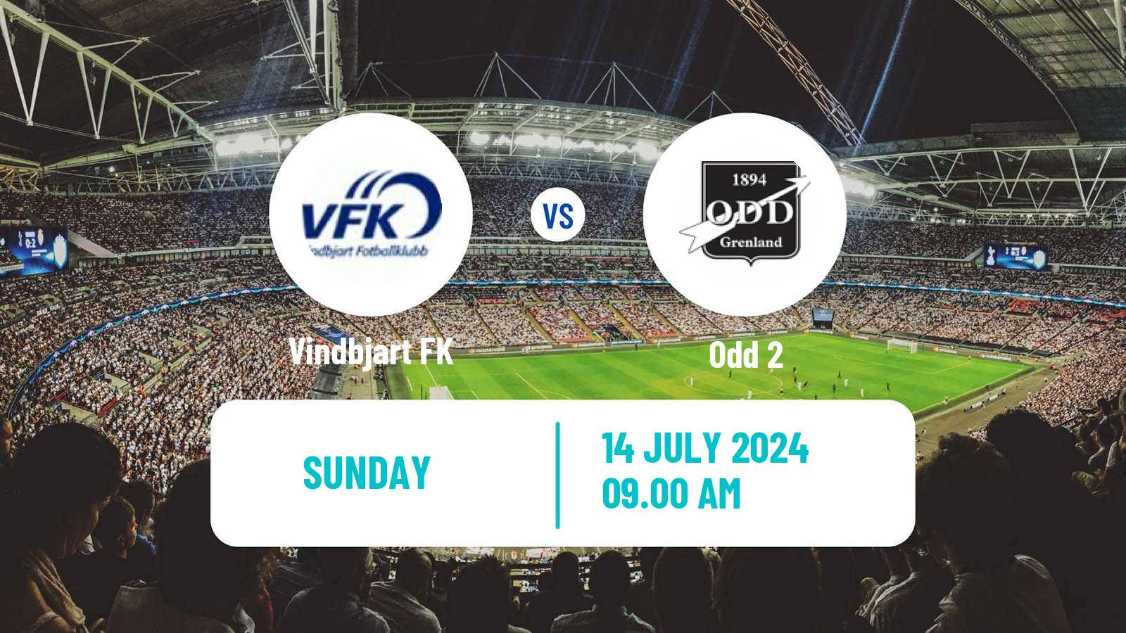 Soccer Norwegian Division 3 - Group 2 Vindbjart - Odd 2