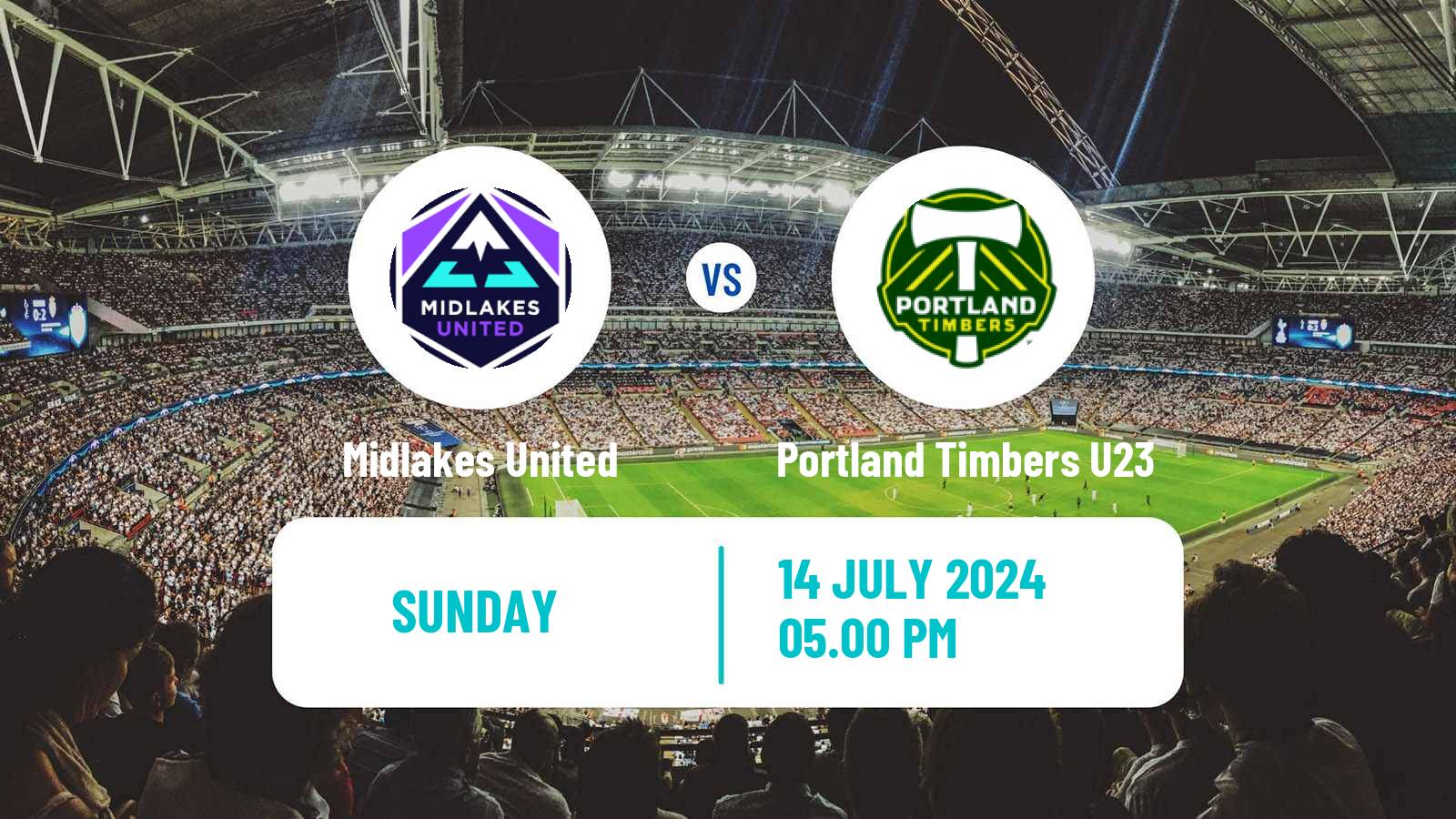 Soccer USL League Two Midlakes United - Portland Timbers U23