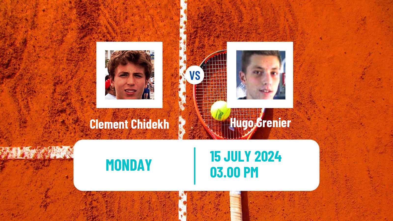 Tennis Granby Challenger Men Clement Chidekh - Hugo Grenier
