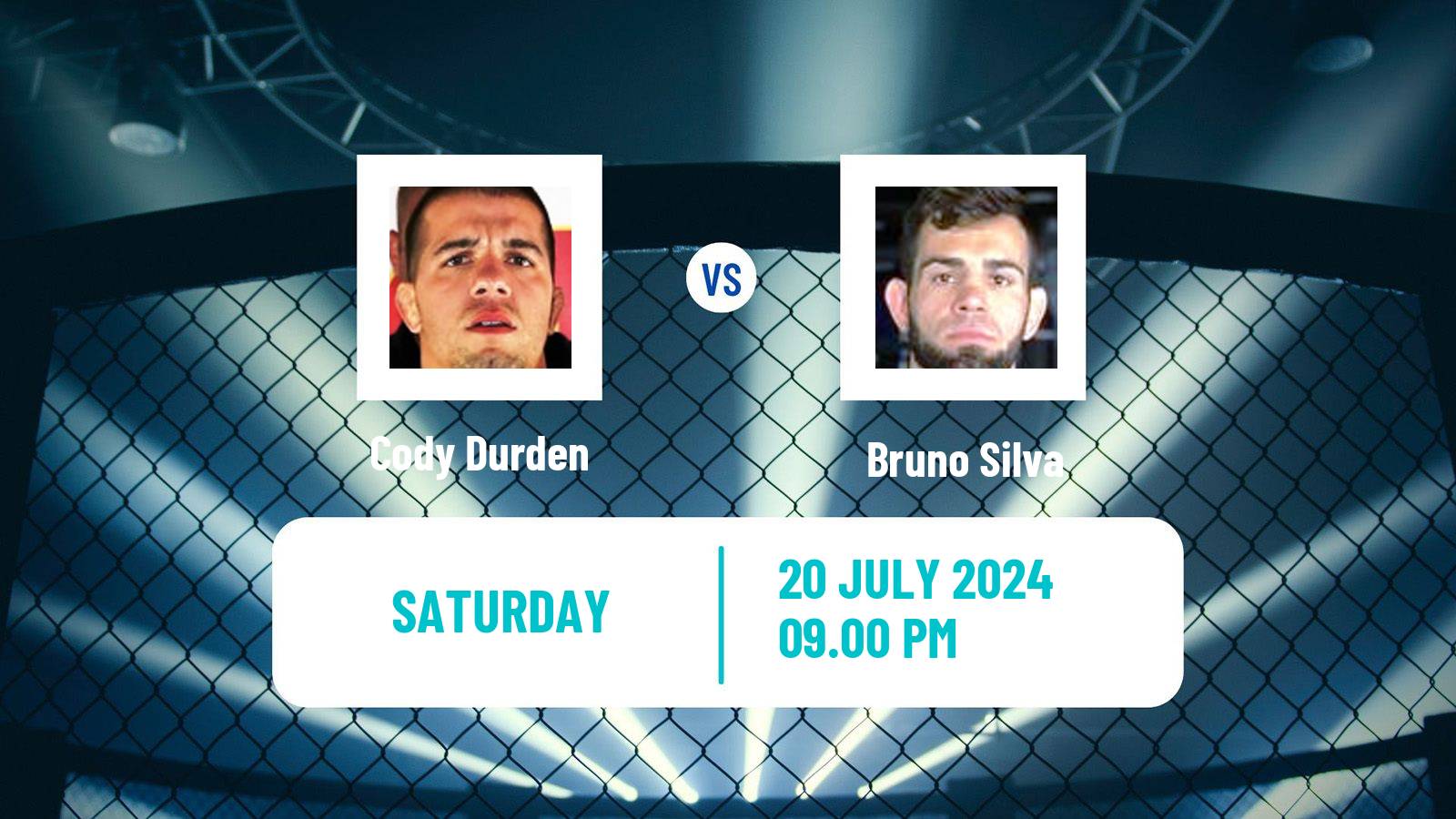 MMA Flyweight UFC Men Cody Durden - Bruno Silva