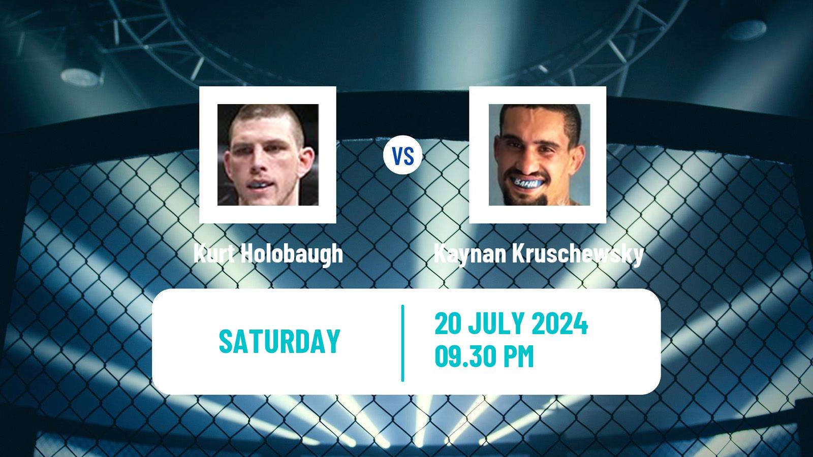 MMA Lightweight UFC Men Kurt Holobaugh - Kaynan Kruschewsky