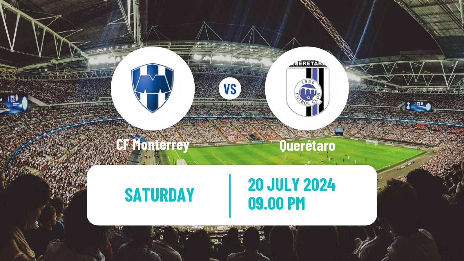 Soccer Mexican Liga MX Monterrey - Querétaro