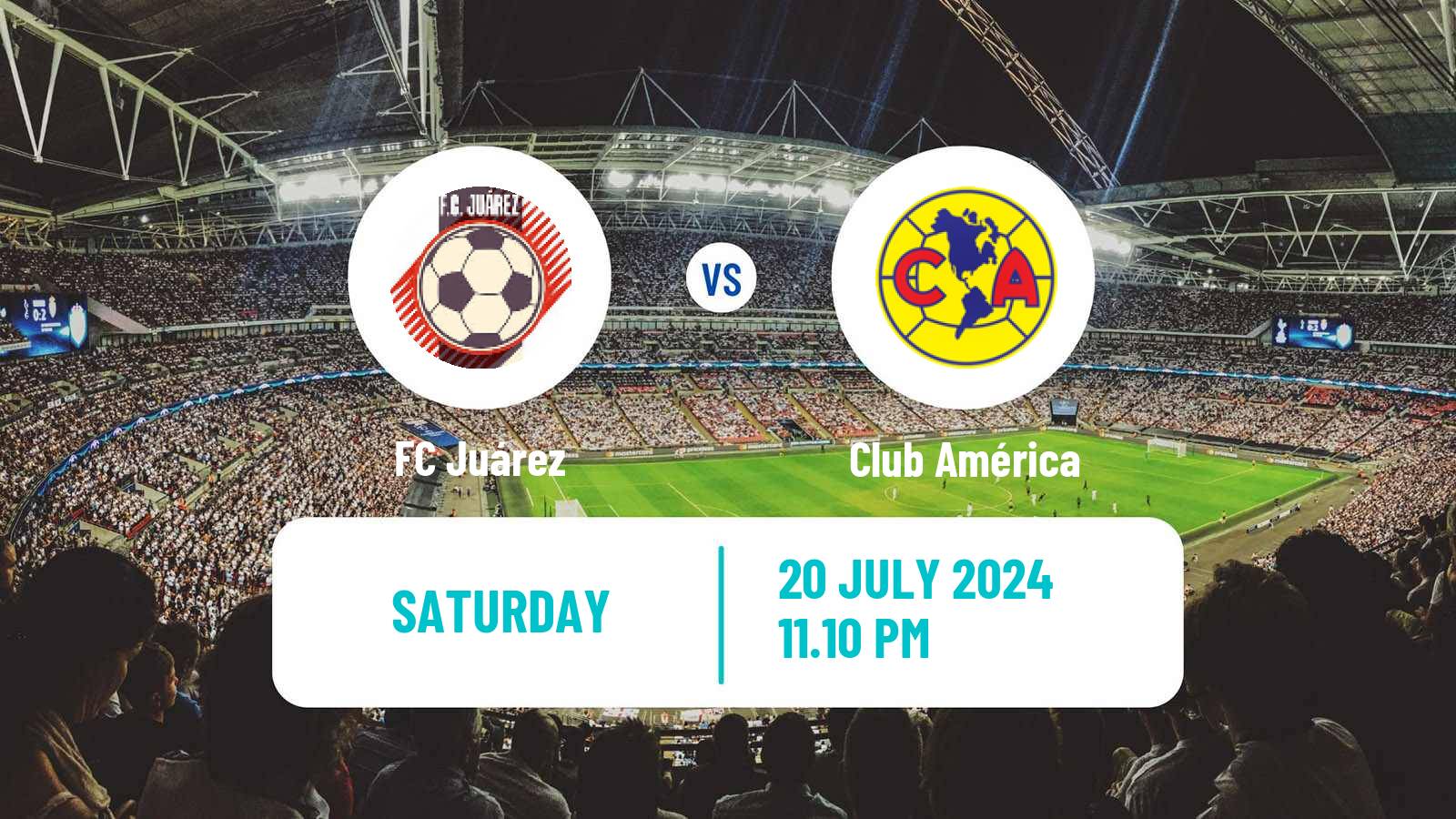 Soccer Mexican Liga MX Juárez - Club América