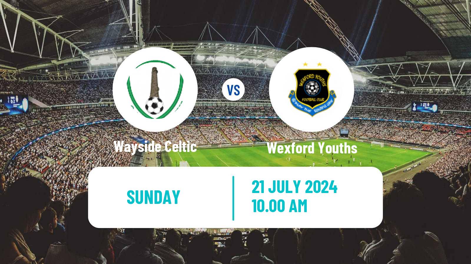 Soccer Irish FAI Cup Wayside Celtic - Wexford Youths