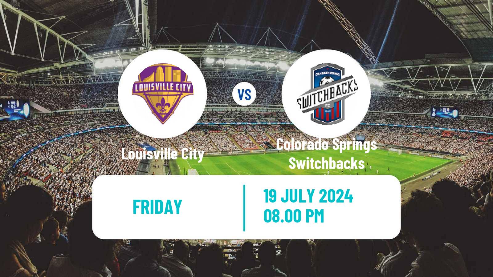 Soccer USL Championship Louisville City - Colorado Springs Switchbacks