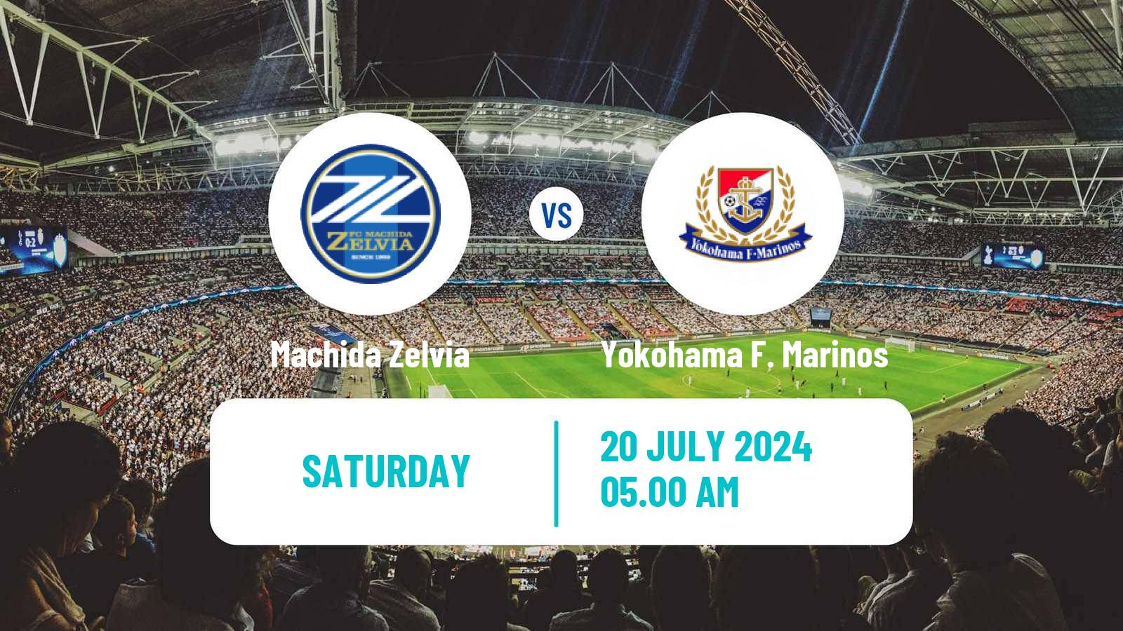 Soccer Japan J1 League Machida Zelvia - Yokohama F. Marinos