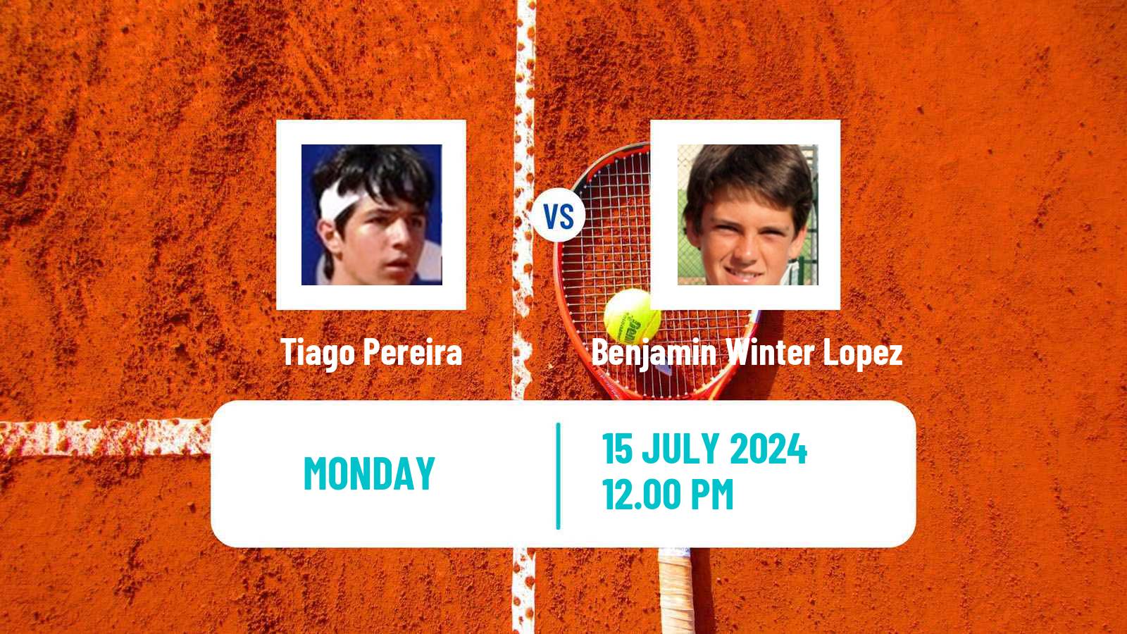Tennis Pozoblanco Challenger Men Tiago Pereira - Benjamin Winter Lopez