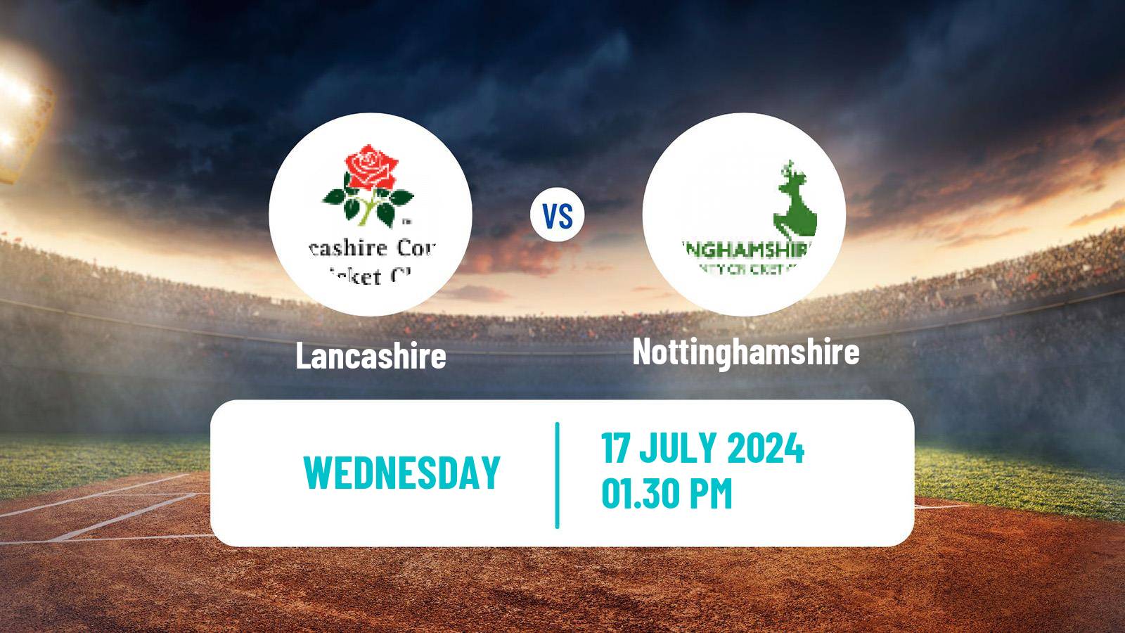 Cricket Vitality Blast Lancashire - Nottinghamshire