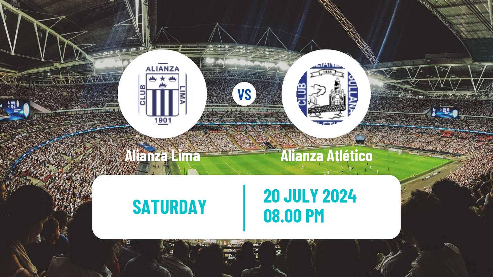 Soccer Peruvian Liga 1 Alianza Lima - Alianza Atlético